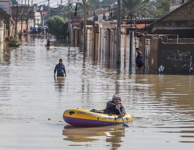 خیابان های اهواز نیاز به قایق دارند!؟