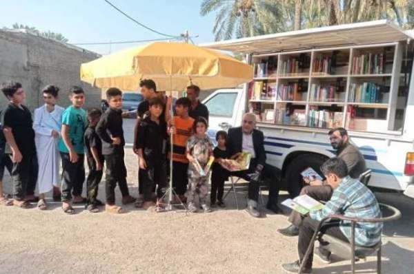 کتابخانه سیار روستایی! کتابخانه سیار روستایی!