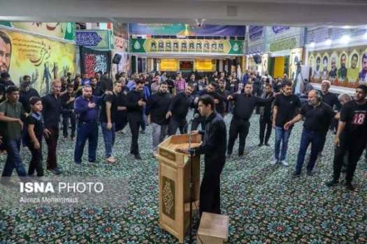 عزاداری شهادت امام رضا(ع) در یادمان شهید علی هاشمی