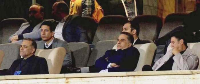 عکس| قلعه نویی وسط بازی نساجی خوابید!