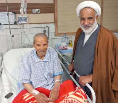 عیادت از استاد حاج عباس حزباوی عیادت از استاد حاج عباس حزباوی