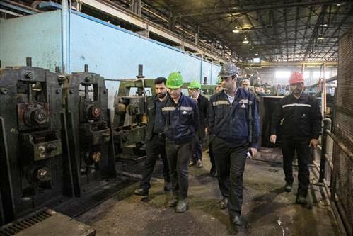 راه اندازی مجدد كارخانه شماره یك لوله سازی اهواز