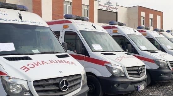 یورش افراد ناشناس به آمبولانس اورژانس اهواز