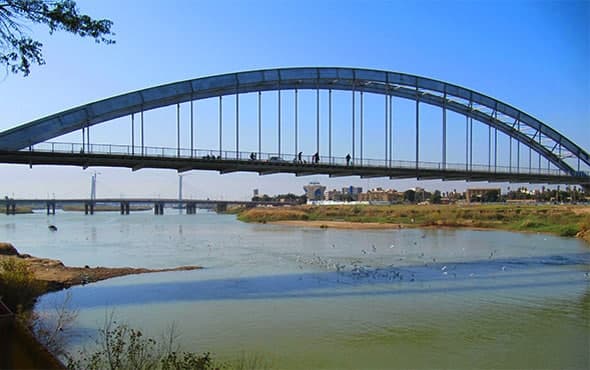 نگاره ای از اهواز که همه را نگاه‌گیر می کند!