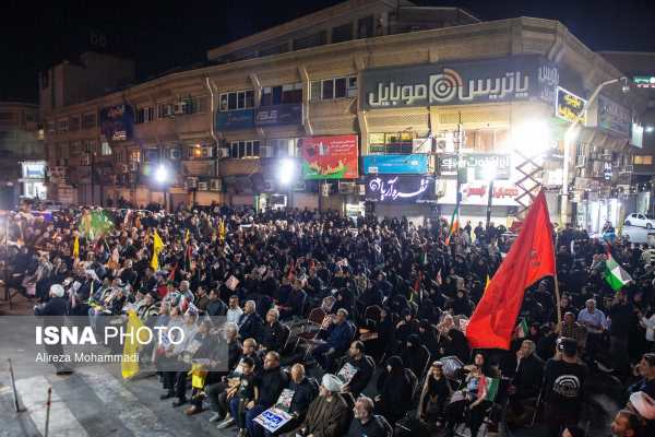 گردهم‌آیی مردم اهواز در محکومیت ترور شهید اسماعیل هنیه 