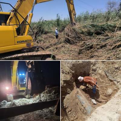 تعمیر ۱۳۵ مورد شکستگی شبکه توزیع آب در اسماعیلیه اهواز تعمیر ۱۳۵ مورد شکستگی شبکه توزیع آب در اسماعیلیه اهواز