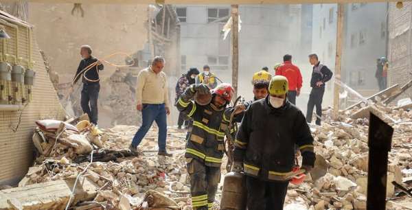 انفجار گاز در اهواز دو واحد مسکونی را تخریب کرد