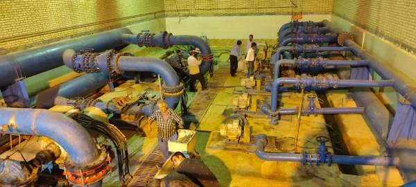 بازسازی ایستگاه پمپاژ تصفیه خانه آب در شیبان بازسازی ایستگاه پمپاژ تصفیه خانه آب در شیبان