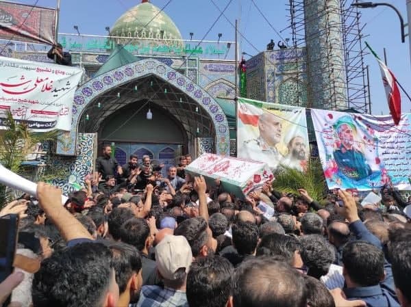 تشییع تاریخی سردارِ «رشید» ایران در دزفول