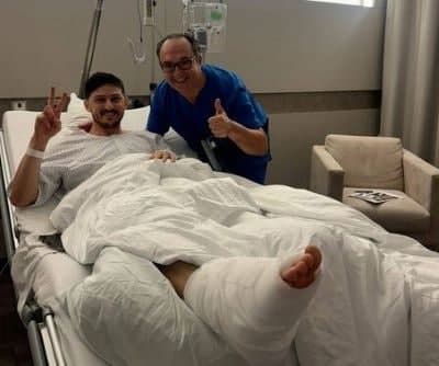 پای سردار آزمون زیر تیغ جراح سوییسی