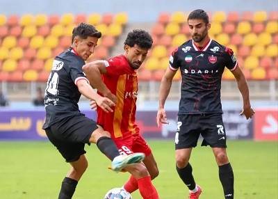 فولاد ده نفره پرسپولیس را گلباران کرد