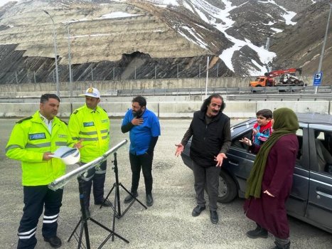 تلفات جاده‌ای با زبان طنز در تلویزیون