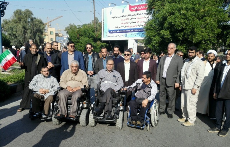 راه پيمايي حمایت از اقتدار و امنیت کشور در اهواز